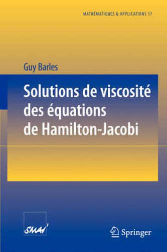 Cover image for Solutions de viscosite des equations de Hamilton-Jacobi