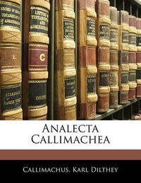 Cover image for Analecta Callimachea