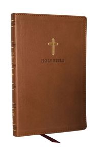 Cover image for KJV Holy Bible: Ultra Thinline, Brown Leathersoft, Red Letter, Comfort Print: King James Version