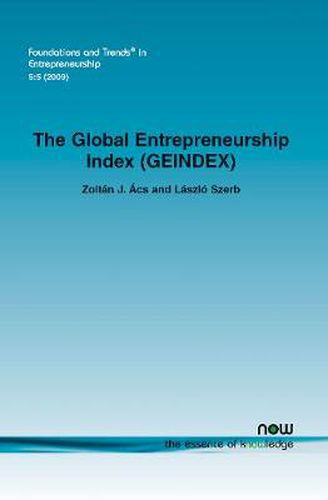 Cover image for The Global Entrepreneurship Index (GEINDEX)