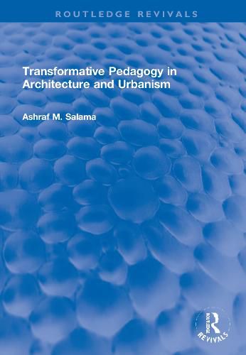 Cover image for Transformative Pedagogy in Architecture and Urbanism