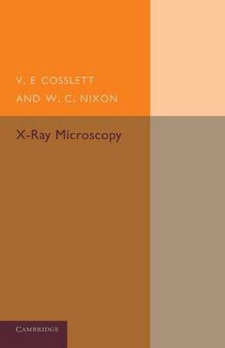 Cover image for X-Ray Microscopy