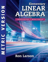 Cover image for Bundle: Elementary Linear Algebra, International Metric Edition + International Metric Webassign Printed Access Card