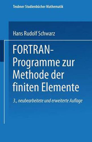 Fortran-Programme Zur Methode Der Finiten Elemente