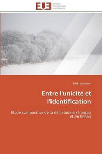 Cover image for Entre l'Unicit  Et l'Identification