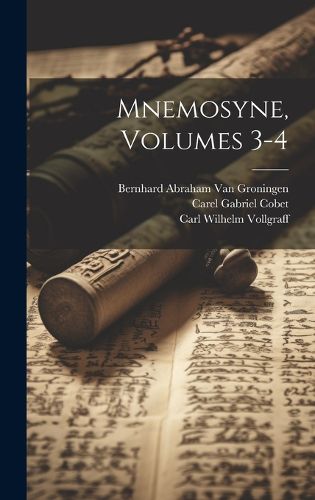 Cover image for Mnemosyne, Volumes 3-4