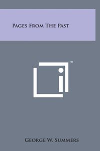 Cover image for Pages from the Past