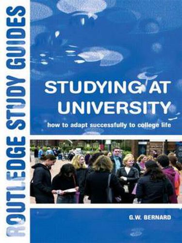 Cover image for Studying at University: How to adapt successfully to college life