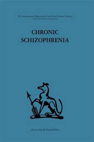 Cover image for Chronic Schizophrenia