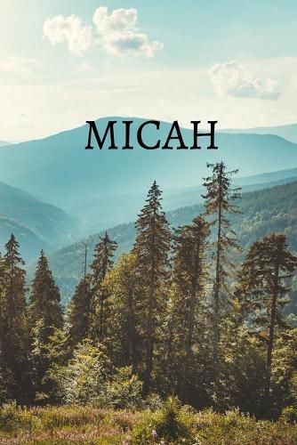 Cover image for Micah Bible Journal