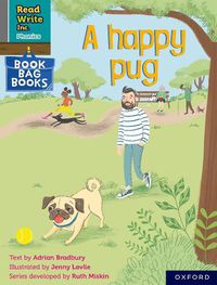 Cover image for Read Write Inc. Phonics: A happy pug (Grey Set 7 Book Bag Book 1)