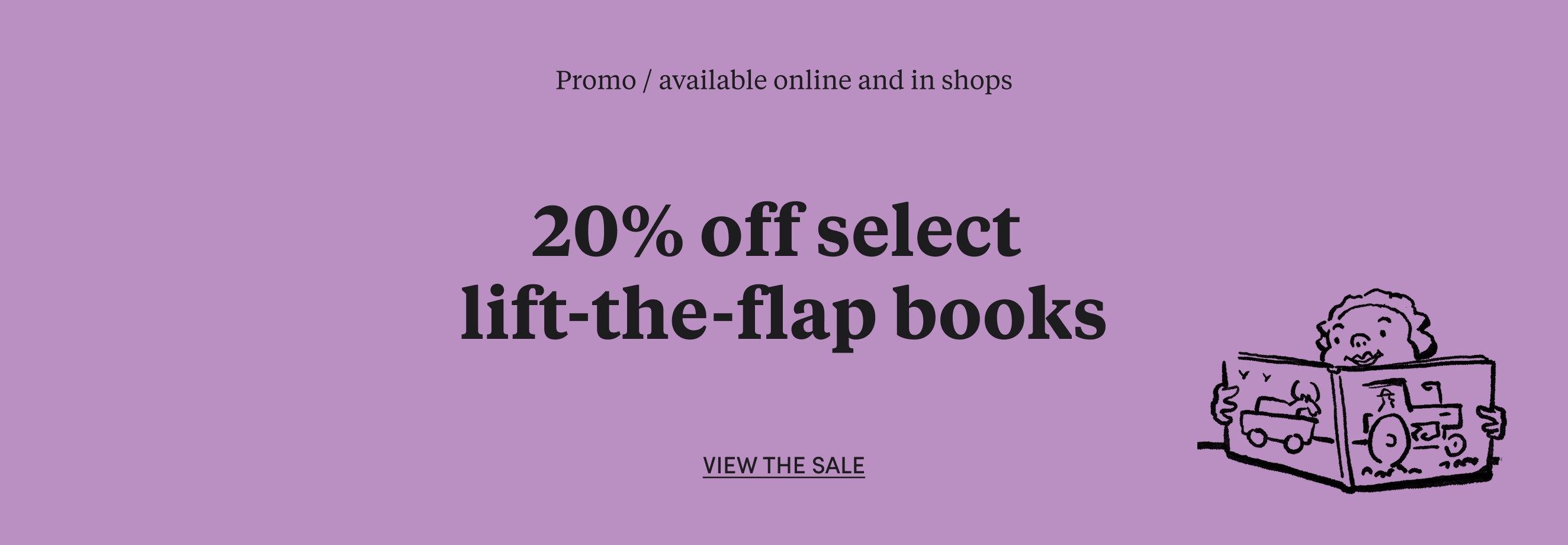 20% off select lift-the-flap books