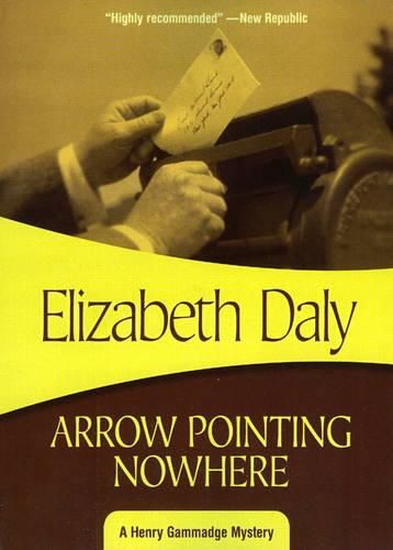 Cover image for Arrow Pointing Nowhere: Henry Gamadge #7