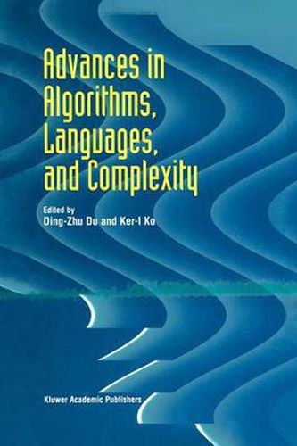 Cover image for Advances in Algorithms, Languages, and Complexity