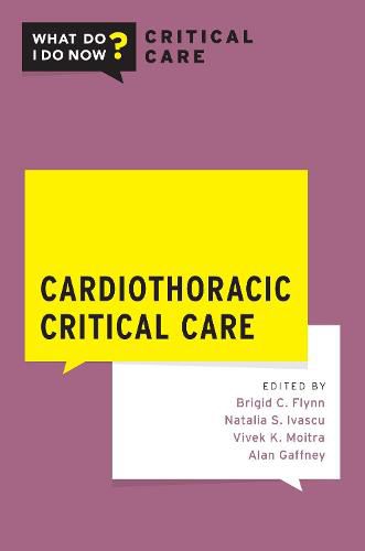 Cover image for Cardiothoracic Critical Care