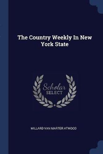 Cover image for The Country Weekly in New York State