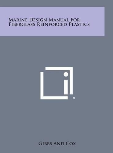 Cover image for Marine Design Manual for Fiberglass Reinforced Plastics