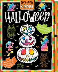 Cover image for Scratch and Draw Halloween