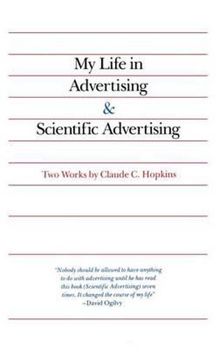 Cover image for My Life in Advertising and Scientific Advertising
