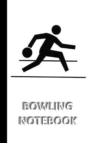 Cover image for BOWLING NOTEBOOK [ruled Notebook/Journal/Diary to write in, 60 sheets, Medium Size (A5) 6x9 inches]