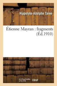 Cover image for Etienne Mayran: Fragments