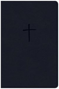 Cover image for CSB Compact Bible, Navy LeatherTouch, Value Edition