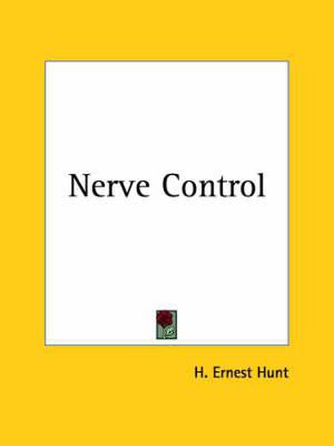 Cover image for Nerve Control