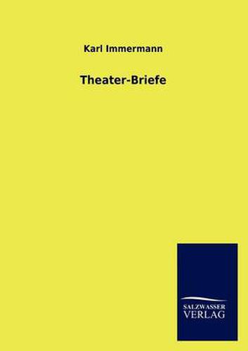 Cover image for Theater-Briefe