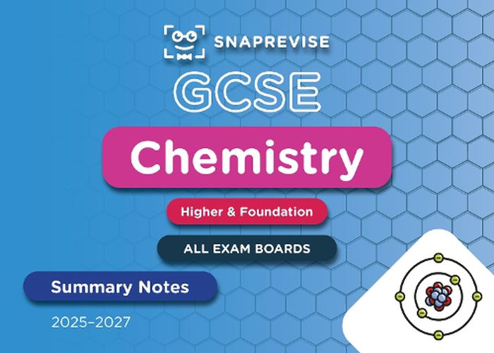 Cover image for SnapRevise GCSE Chemistry Summary Notes