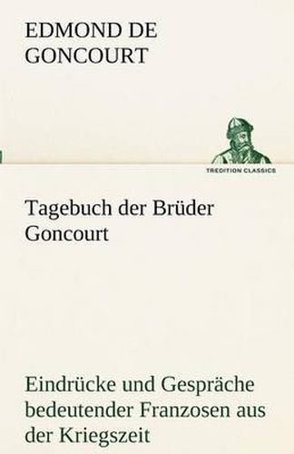 Cover image for Tagebuch Der Bruder Goncourt