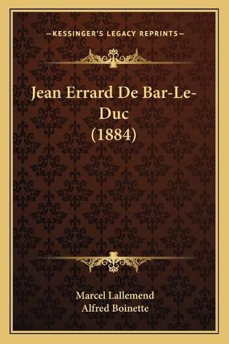 Cover image for Jean Errard de Bar-Le-Duc (1884)