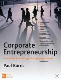 Cover image for Corporate Entrepreneurship: Innovation and Strategy in Large Organizations