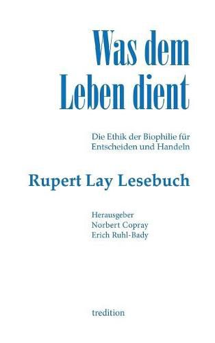 Cover image for Was dem Leben dient