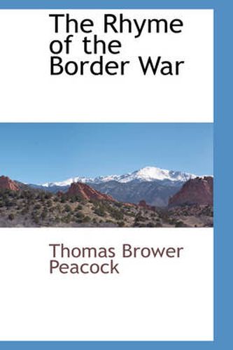 Cover image for The Rhyme of the Border War