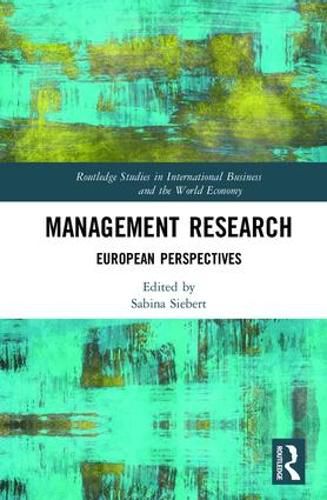 Cover image for Management Research: European Perspectives