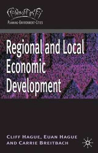 Cover image for Regional and Local Economic Development