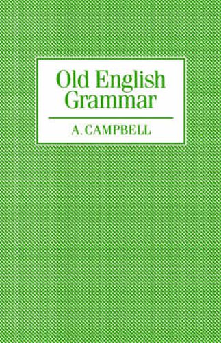 Cover image for Old English Grammar