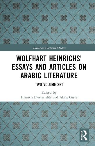 Wolfhart Heinrichs' Essays and Articles on Arabic Literature