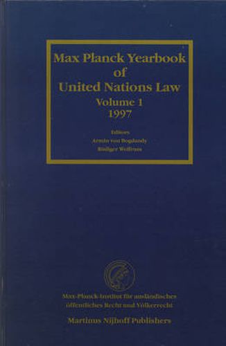 Cover image for Max Planck Yearbook of United Nations Law, Volume 1 (1997)