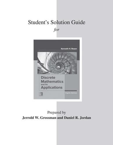 Student's Solutions Guide for Discrete Mathematics and Its Applications