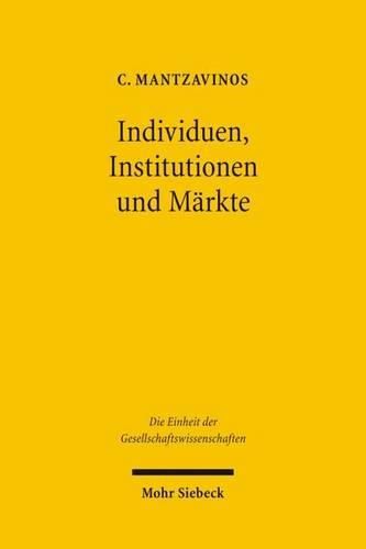 Cover image for Individuen, Institutionen und Markte