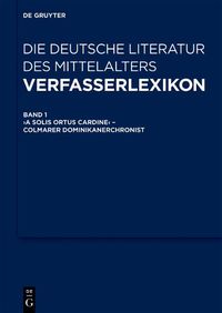 Cover image for Verfasserlexikon - Die Deutsche Literatur Des Mittelalters: [studienausgabe]