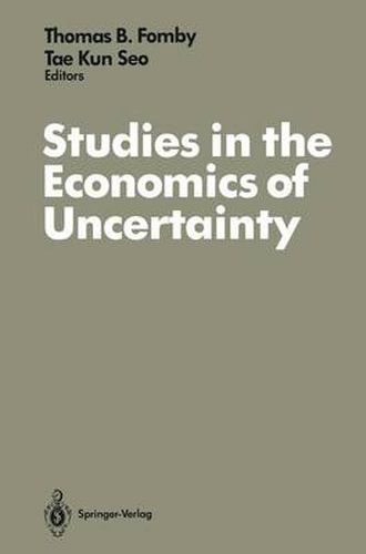 Cover image for Studies in the Economics of Uncertainty: In Honor of Josef Hadar