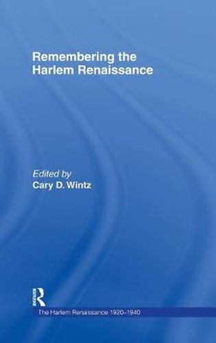 Cover image for Remembering the Harlem Renaissance