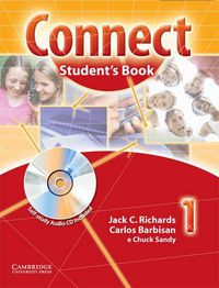 Cover image for Connect Student Book 1 with Self-Study Audio CD Portuguese Edition