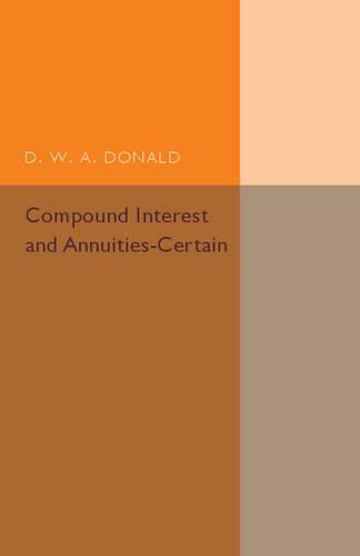 Cover image for Compound Interest and Annuities-Certain