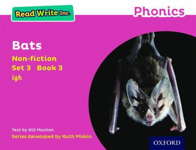 Cover image for Read Write Inc. Phonics: Pink Set 3 Non-fiction 3 Bats