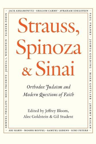 Cover image for Strauss, Spinoza & Sinai: Orthodox Judaism and Modern Questions of Faith