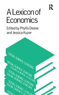 Cover image for A Lexicon of Economics