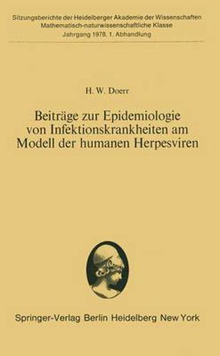 Cover image for Beitrage Zur Epidemiologie Von Infektionskrankheiten am Modell Der Humanen Herpesviren